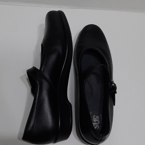 SAS Black Mary Jane Flats - Picture 5 of 11